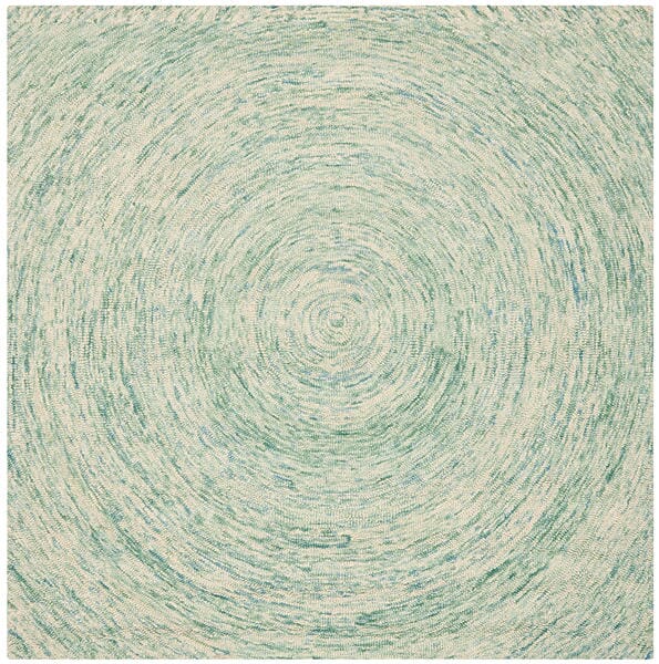 Safavieh Ikat Ikt635A Ivory / Blue Rugs - Safavieh - ikt635a - 4sq