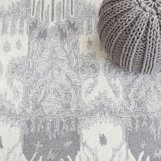 Safavieh Ikat Ikt651F Light Grey/Ivory Rug - Safavieh - ikt651f - 6r