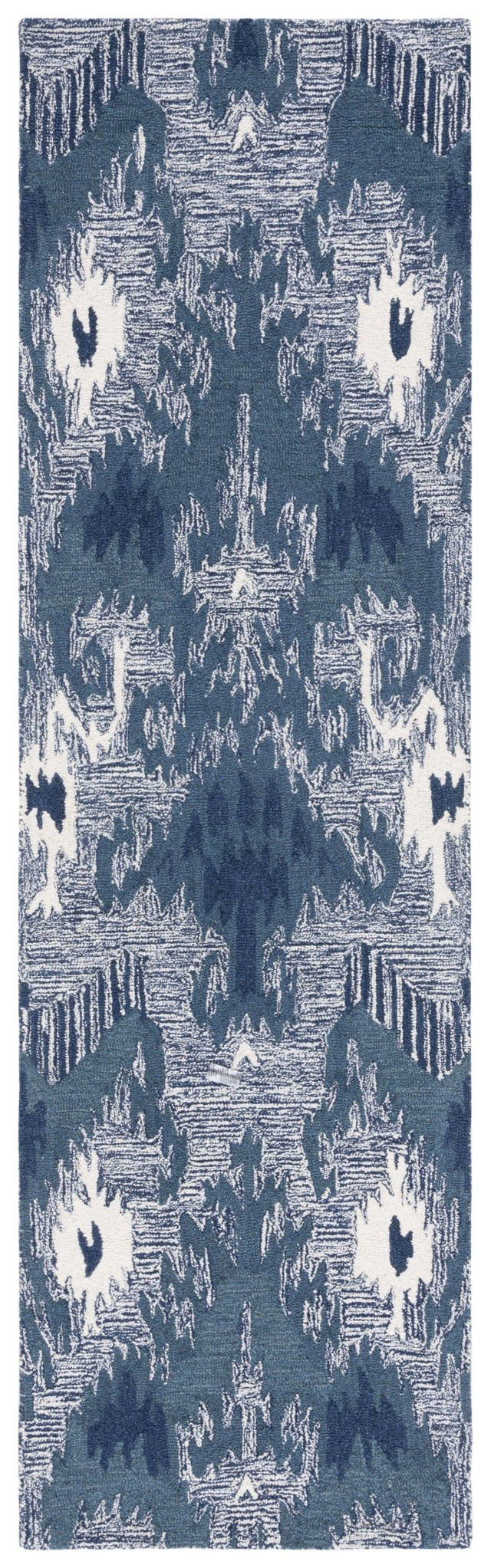 Safavieh Ikat Ikt652M Blue/Ivory Rug - Safavieh - ikt652m - 28