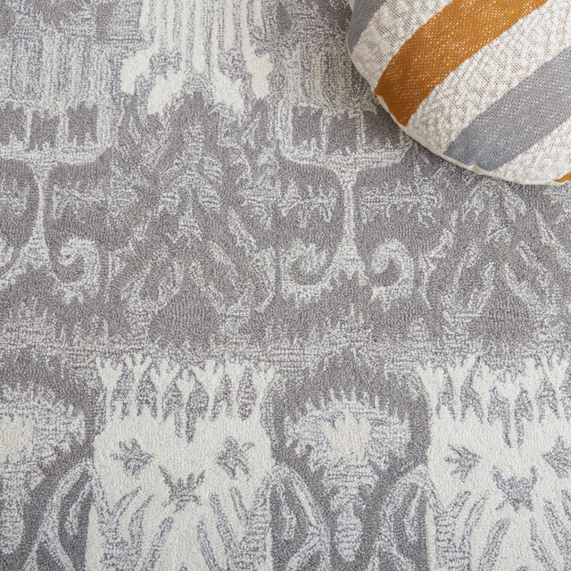 Safavieh Ikat Ikt653F Grey/Ivory Rug - Safavieh - ikt653f - 6r