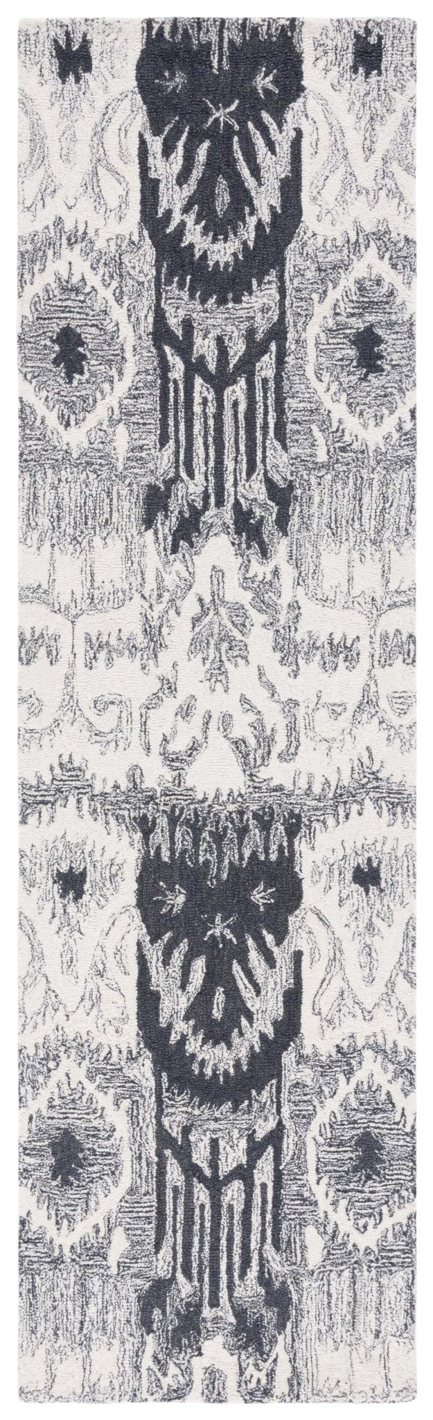 Safavieh Ikat Ikt653Z Ivory/Black Rug - Safavieh - ikt653z - 28