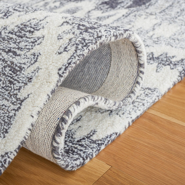 Safavieh Ikat Ikt653Z Ivory/Black Rug - Safavieh - ikt653z - 6r