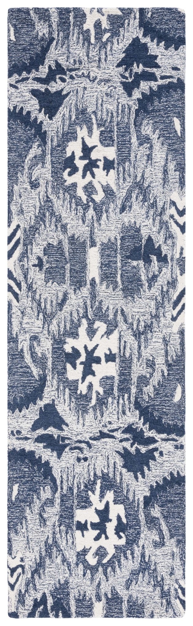 Safavieh Ikat Ikt654M Blue/Ivory Rug - Safavieh - ikt654m - 28