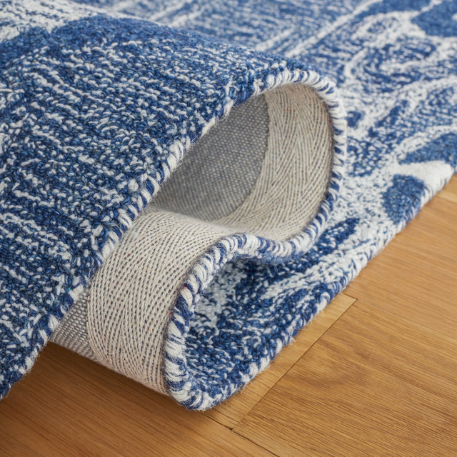 Safavieh Ikat Ikt654M Blue/Ivory Rug - Safavieh - ikt654m - 6r