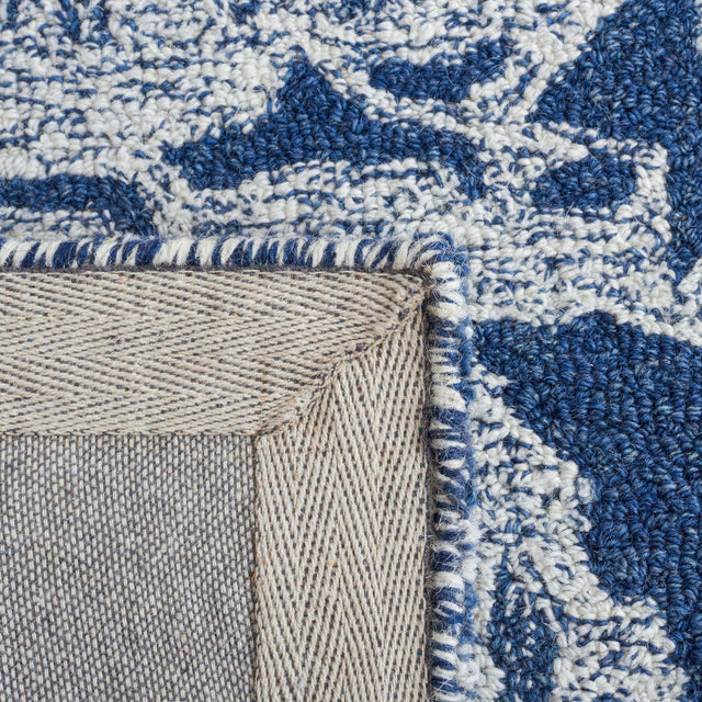 Safavieh Ikat Ikt654M Blue/Ivory Rug - Safavieh - ikt654m - 6r