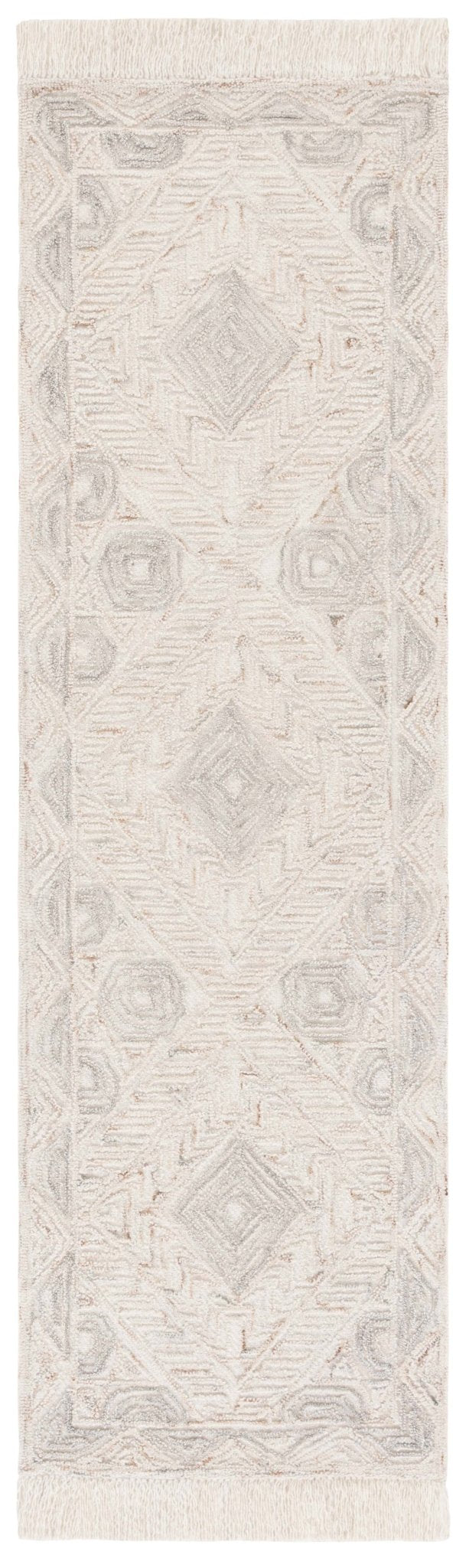 Safavieh Ikat Ikt801B Ivory/Grey Rug - Safavieh - ikt801b - 28