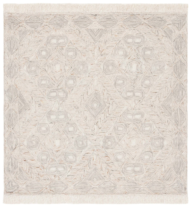 Safavieh Ikat Ikt801B Ivory/Grey Rug - Safavieh - ikt801b - 6sq