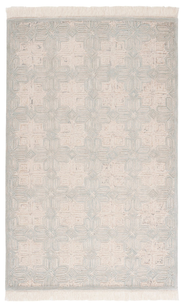 Safavieh Ikat Ikt805B Ivory/Light Blue Rug - Safavieh - ikt805b - 3
