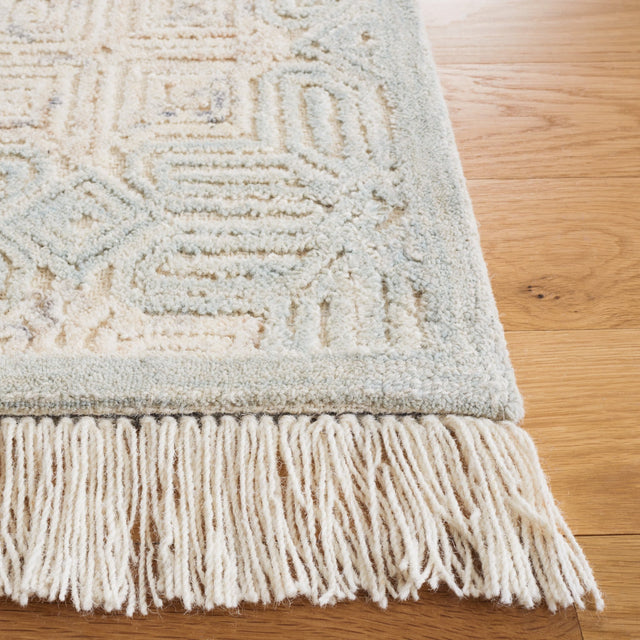 Safavieh Ikat Ikt805B Ivory/Light Blue Rug - Safavieh - ikt805b - 6r