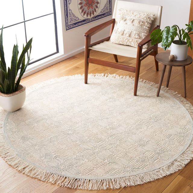 Safavieh Ikat Ikt805B Ivory/Light Blue Rug - Safavieh - ikt805b - 6r
