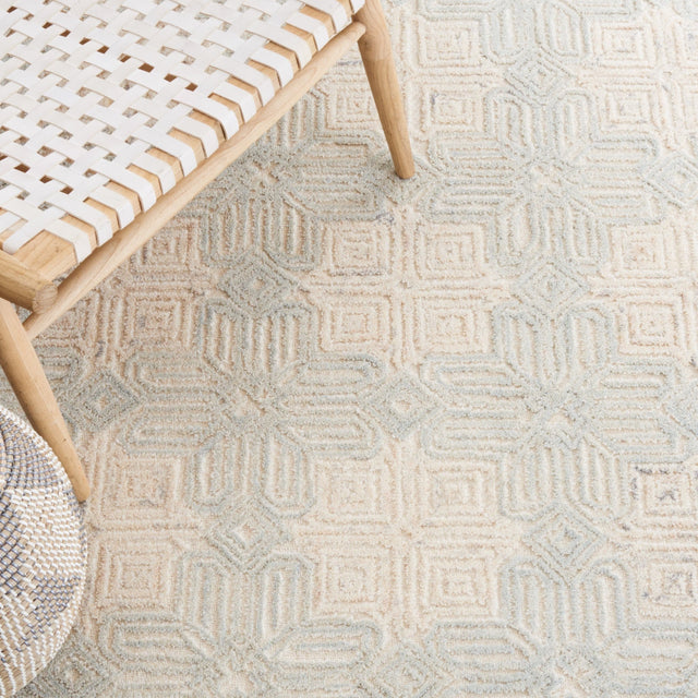 Safavieh Ikat Ikt805B Ivory/Light Blue Rug - Safavieh - ikt805b - 6r