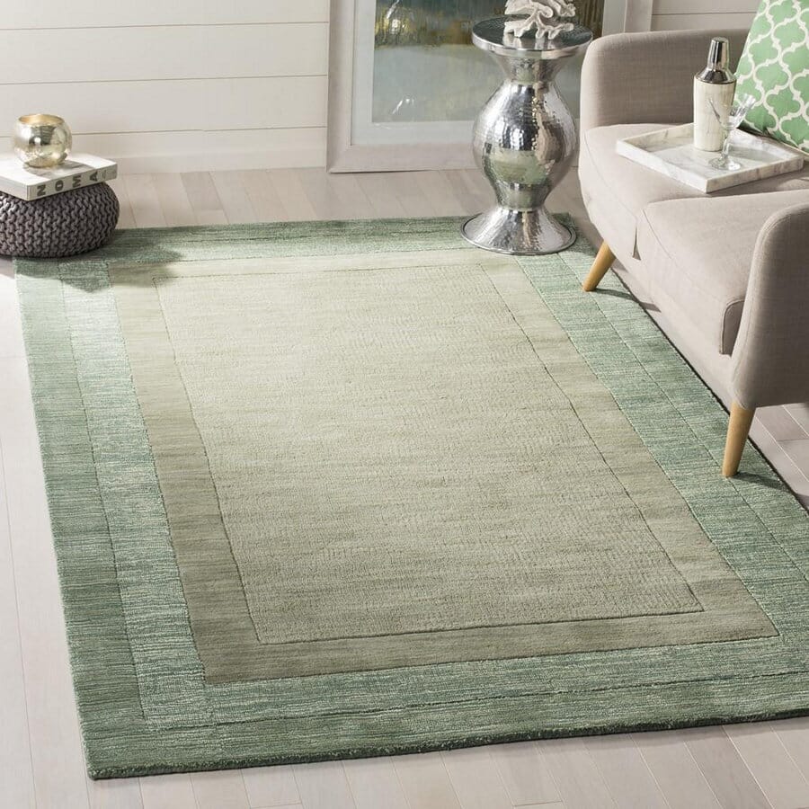 Safavieh Impressions Im821D Green / Beige Rugs - Safavieh - im821d - 3