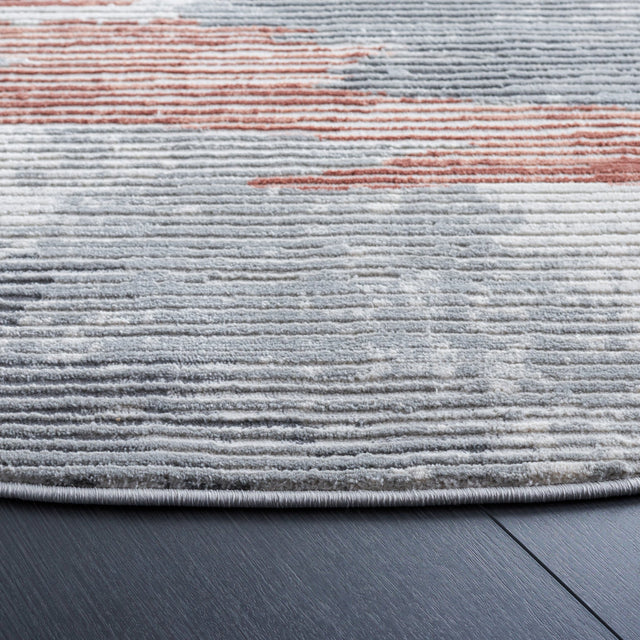 Safavieh Invista Inv534F Light Grey/Rust Rug - Safavieh - inv534f - 4