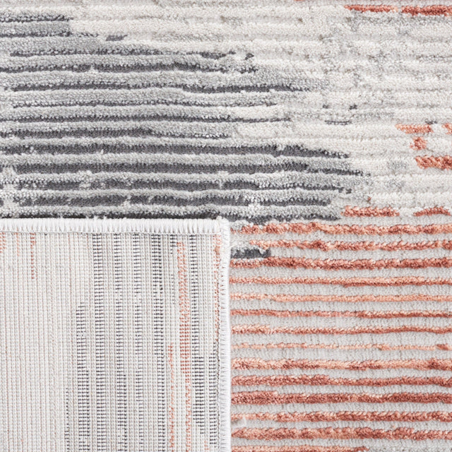 Safavieh Invista Inv534F Light Grey/Rust Rug - Safavieh - inv534f - 7r