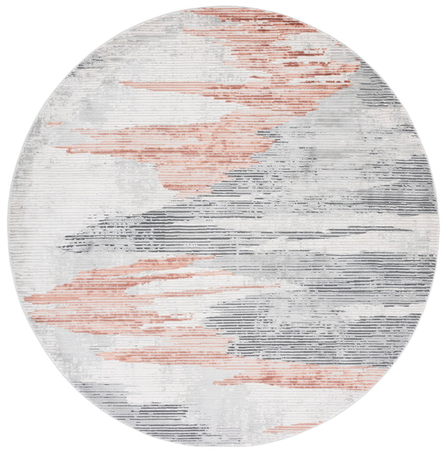 Safavieh Invista Inv534F Light Grey/Rust Rug - Safavieh - inv534f - 7r