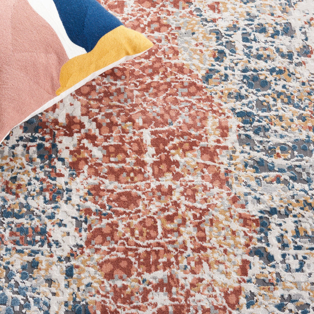 Safavieh Invista Inv592P Navy/Rust Rug - Safavieh - inv592p - 28