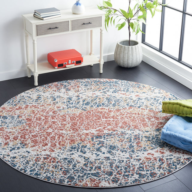 Safavieh Invista Inv592P Navy/Rust Rug - Safavieh - inv592p - 28