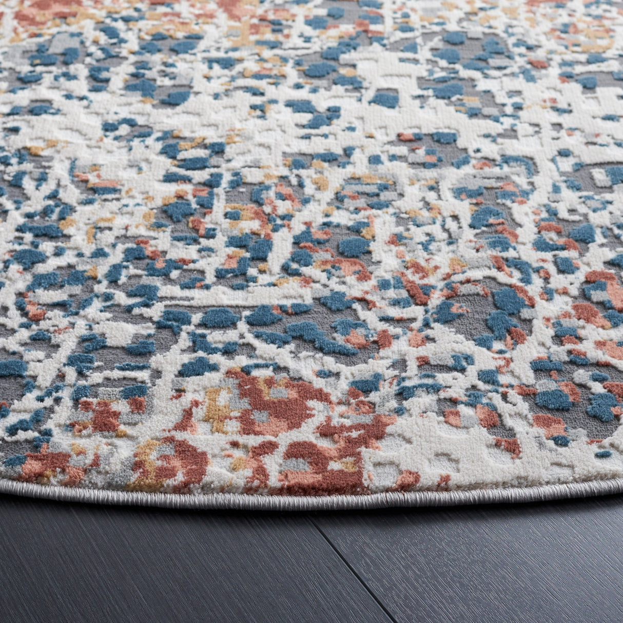 Safavieh Invista Inv592P Navy/Rust Rug - Safavieh - inv592p - 4