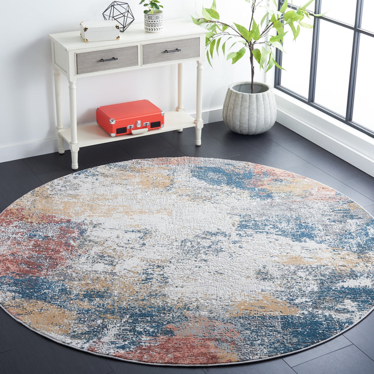 Safavieh Invista Inv593A Ivory/Multi Rug - Safavieh - inv593a - 7r