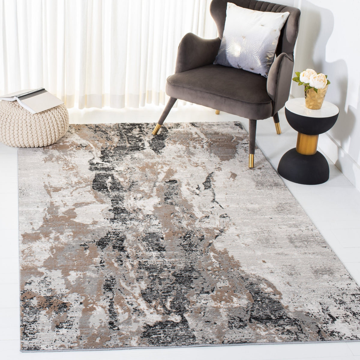 Safavieh Invista Inv696A Ivory/Taupe Rugs - Safavieh - inv696a - 4