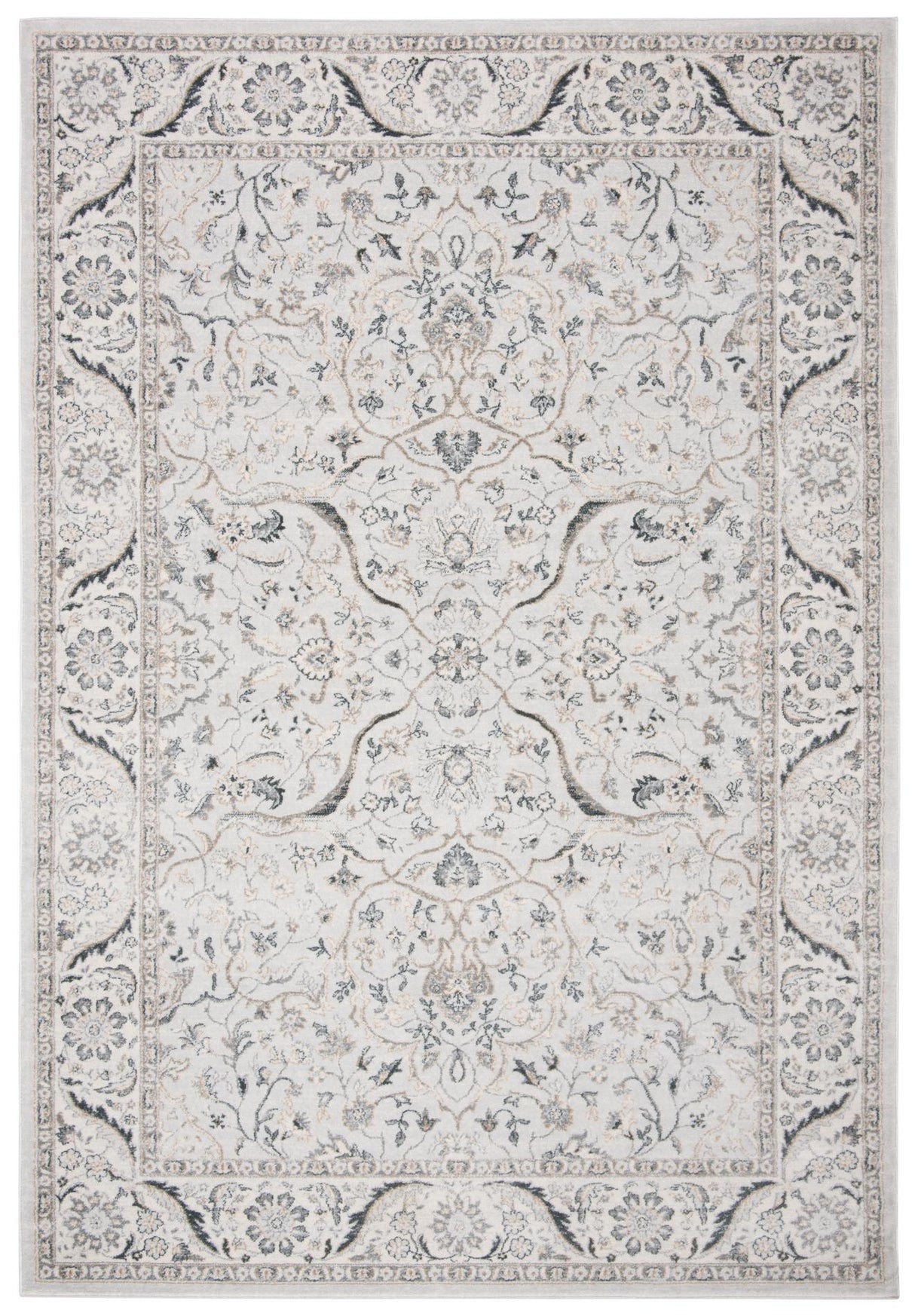 Safavieh Isabella Isa912F Light Grey/Cream Rug - Safavieh - isa912f - 3
