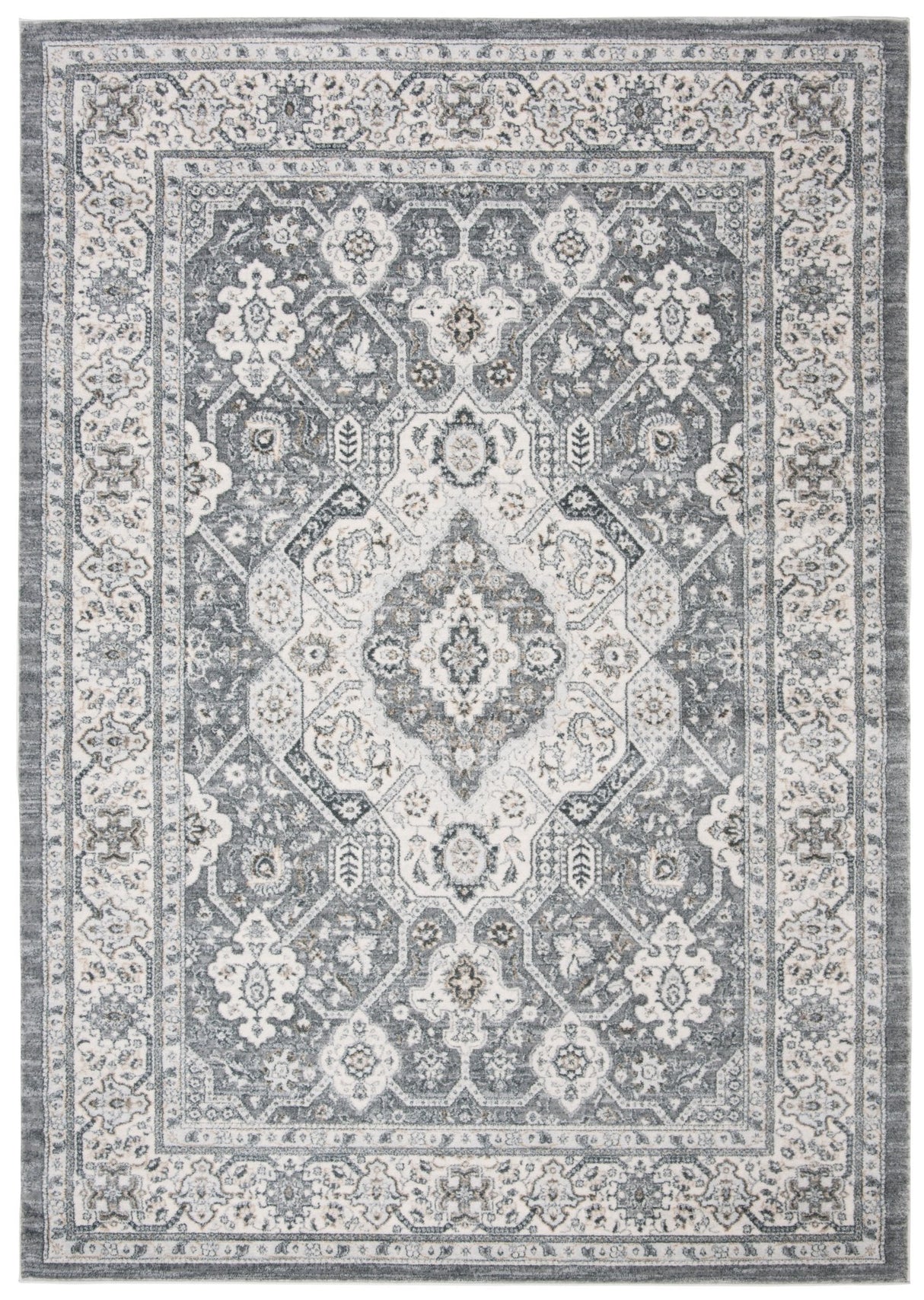 Safavieh Isabella Isa916F Grey/Cream Rug - Safavieh - isa916f - 2746