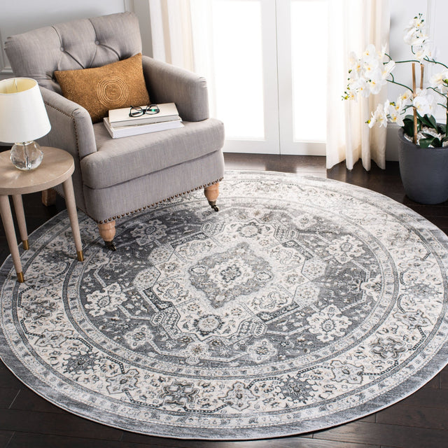 Safavieh Isabella Isa916F Grey/Cream Rug - Safavieh - isa916f - 4r