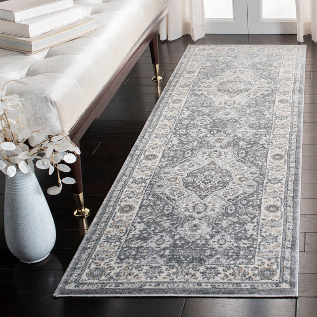 Safavieh Isabella Isa916F Grey/Cream Rug - Safavieh - isa916f - 4sq