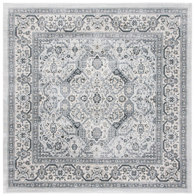Safavieh Isabella Isa916G Light Grey/Cream Rug - Safavieh - isa916g - 4sq