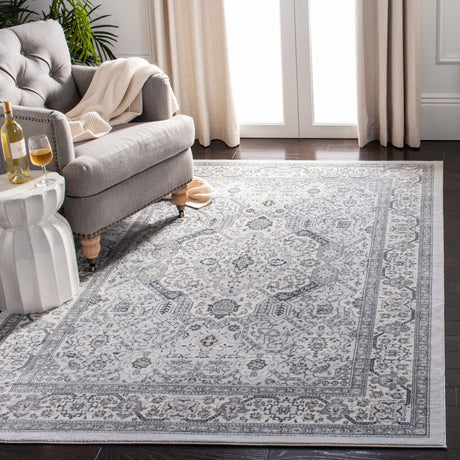 Safavieh Isabella Isa916G Light Grey/Cream Rug - Safavieh - isa916g - 7