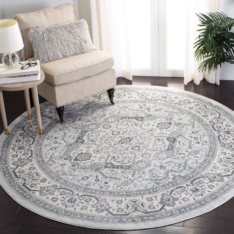 Safavieh Isabella Isa916G Light Grey/Cream Rug - Safavieh - isa916g - 8r