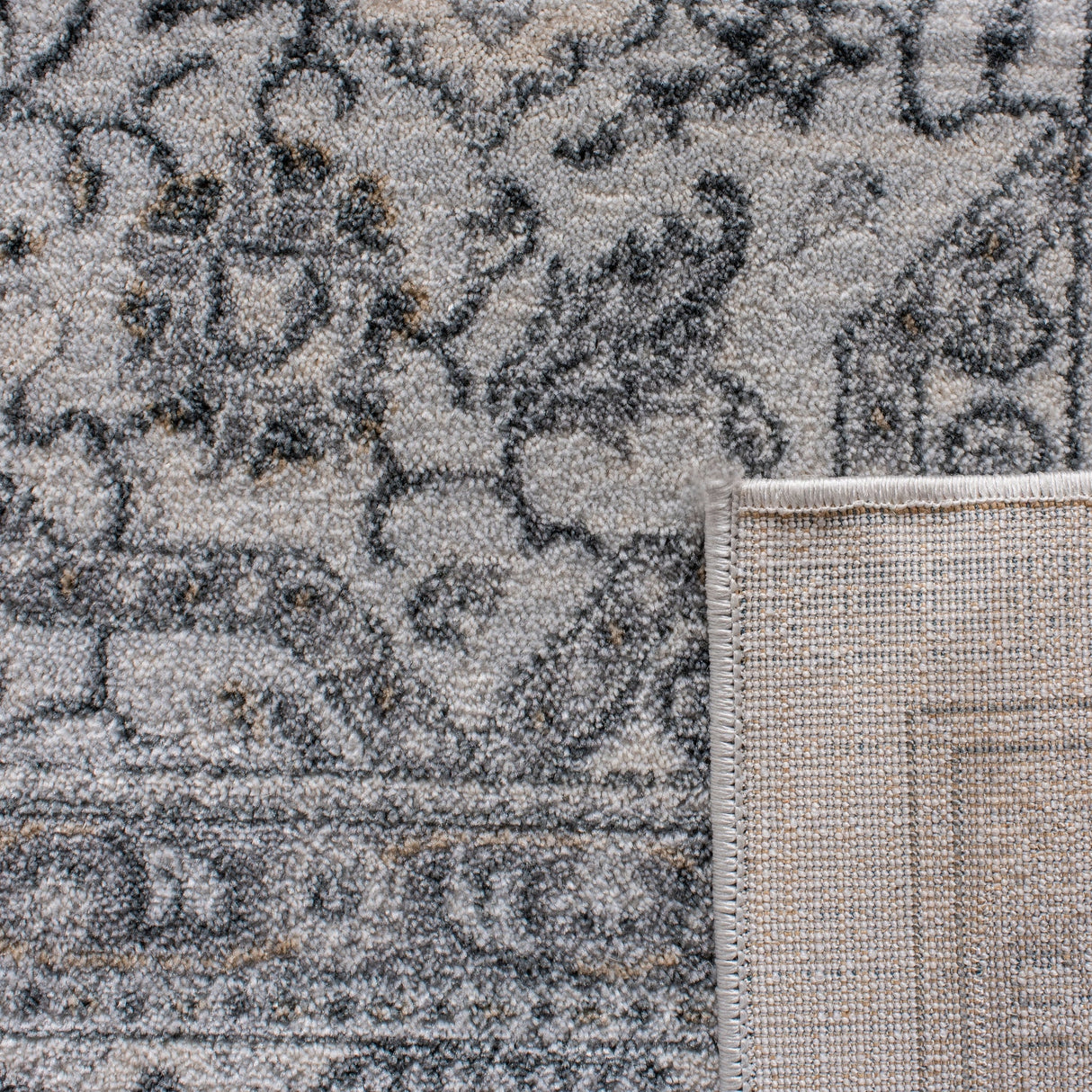 Safavieh Isabella Isa916G Light Grey/Cream Rug - Safavieh - isa916g - 8r