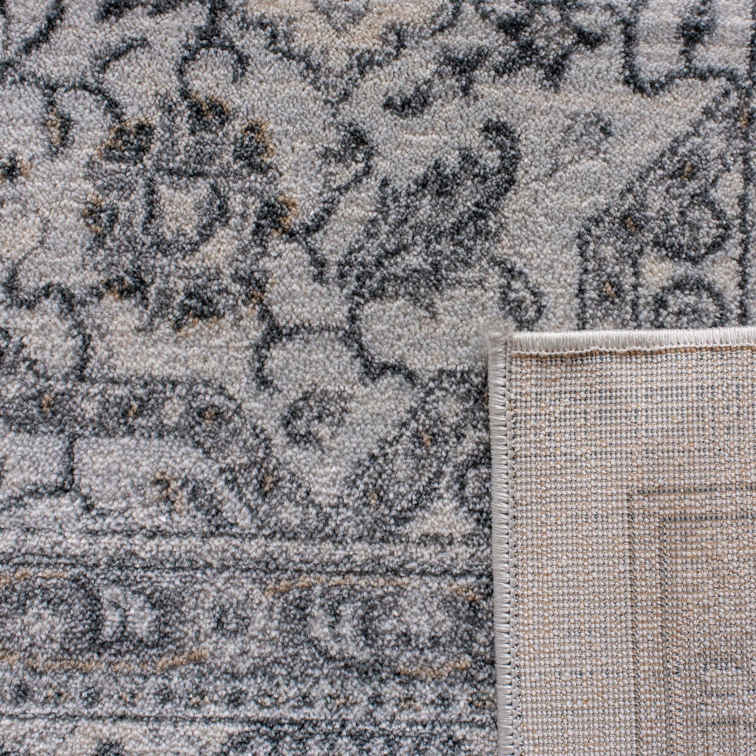 Safavieh Isabella Isa916G Light Grey/Cream Rug - Safavieh - isa916g - 8r