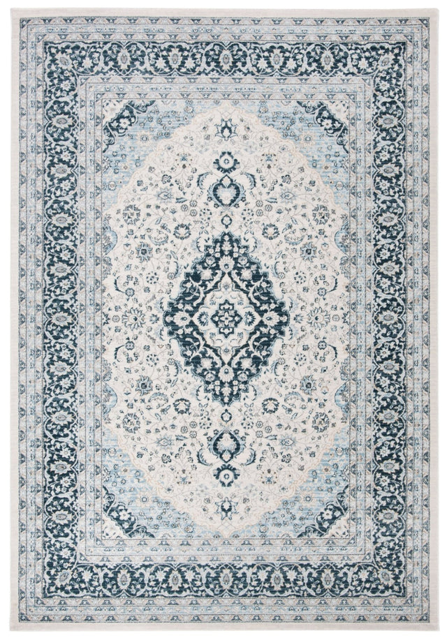 Safavieh Isabella Isa919A Cream/Dark Blue Rug - Safavieh - isa919a - 2