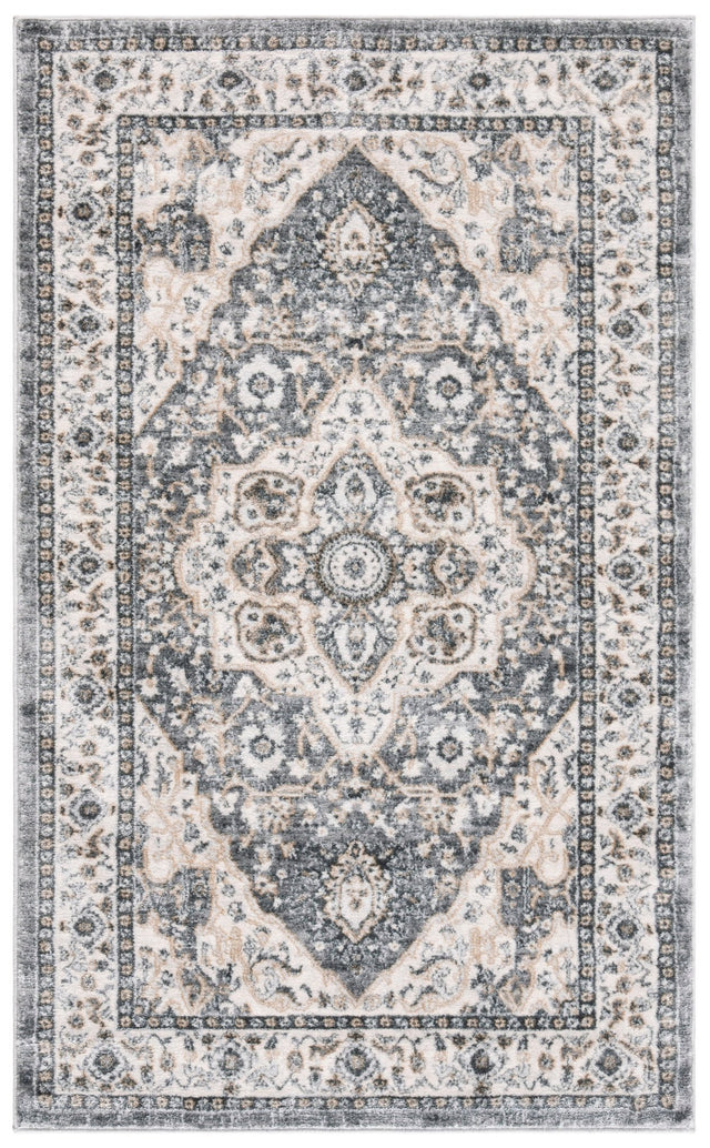 Safavieh Isabella Isa936F Grey/Cream Rug - Safavieh - isa936f - 4r