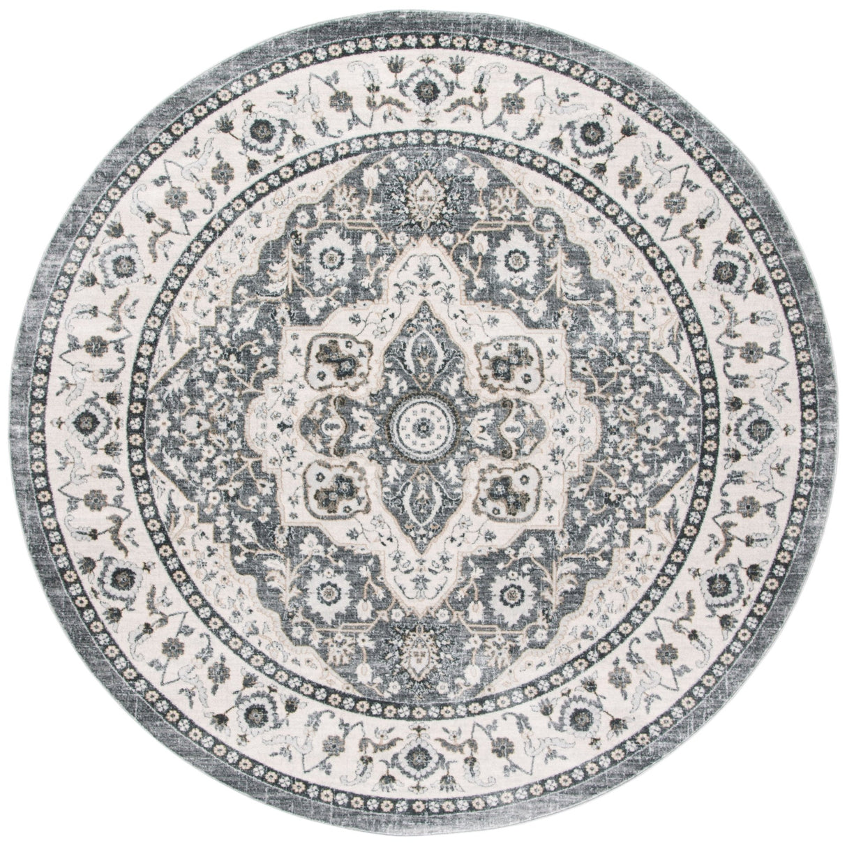 Safavieh Isabella Isa936F Grey/Cream Rug - Safavieh - isa936f - 4r