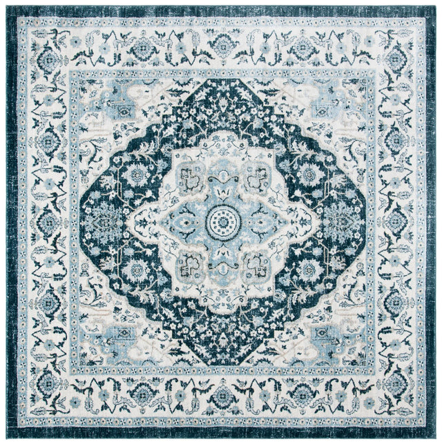 Safavieh Isabella Isa936N Navy/Creme Rug - Safavieh - isa936n - 7sq