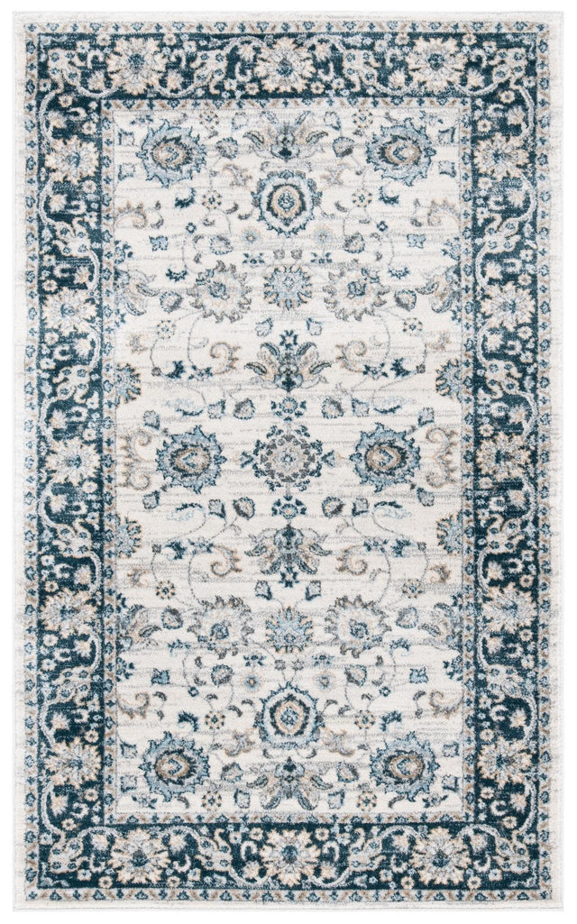 Safavieh Isabella Isa940A Cream/Navy Rug - Safavieh - isa940a - 4r