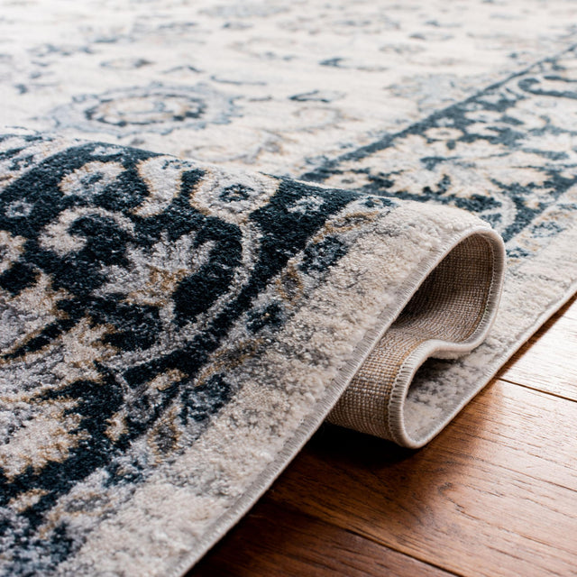 Safavieh Isabella Isa940A Cream/Navy Rug - Safavieh - isa940a - 4sq