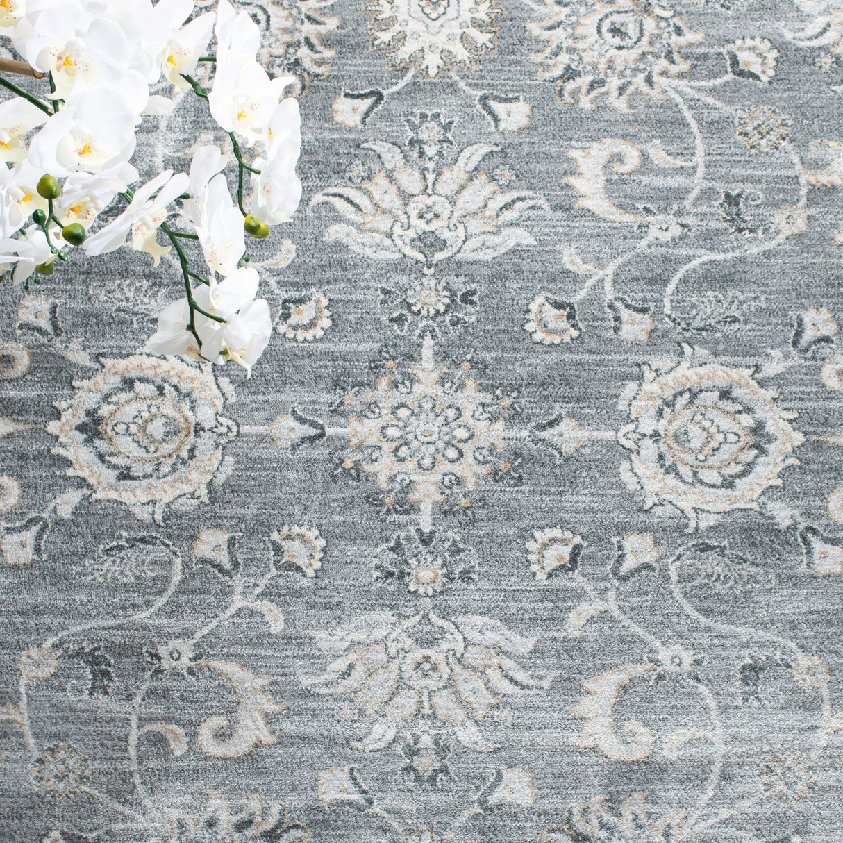 Safavieh Isabella Isa940F Grey/Cream Rug - Safavieh - isa940f - 7r