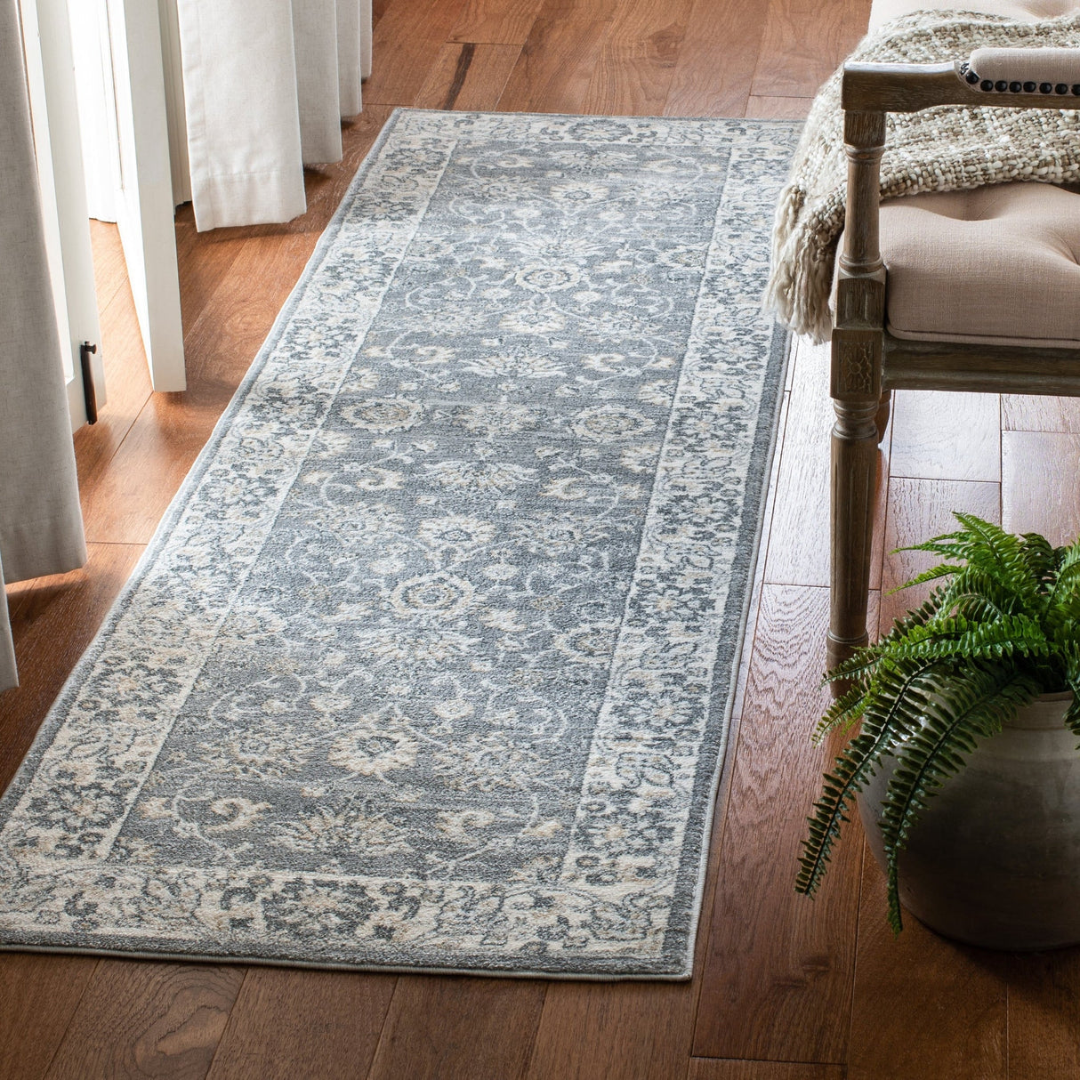 Safavieh Isabella Isa940F Grey/Cream Rug - Safavieh - isa940f - 7sq