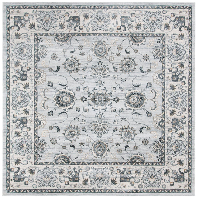 Safavieh Isabella Isa940G Light Grey/Cream Rug - Safavieh - isa940g - 4sq