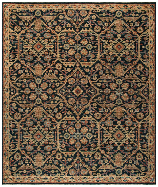 Safavieh Izmir Izm104M Blue/Gold Rugs - Safavieh - izm104m - 6