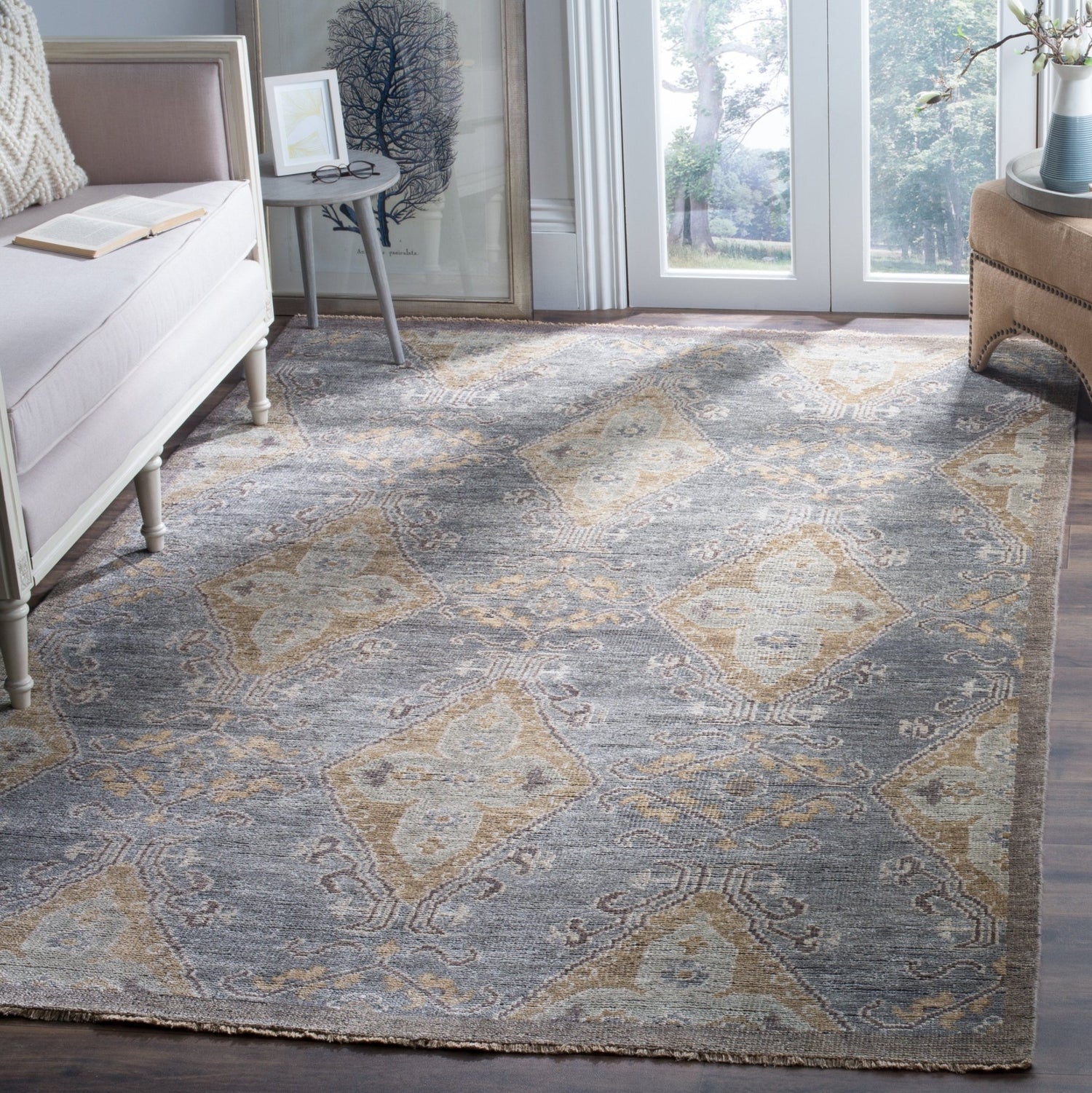 Safavieh Izmir Izm124A Charcoal/Taupe Rug - Safavieh - izm124a - 6