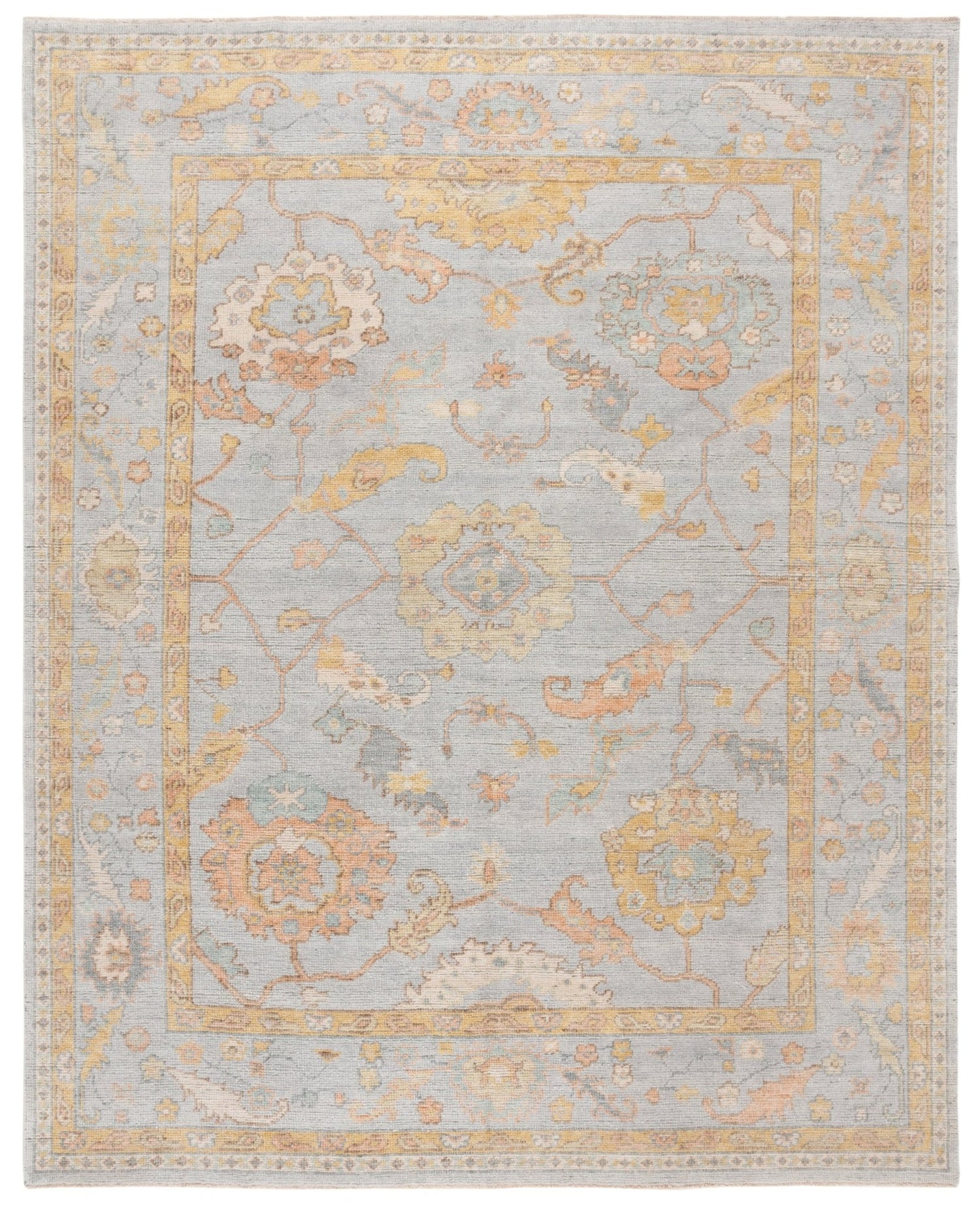 Safavieh Izmir Izm181M Light Blue/Gold Rug - Safavieh - izm181m - 6