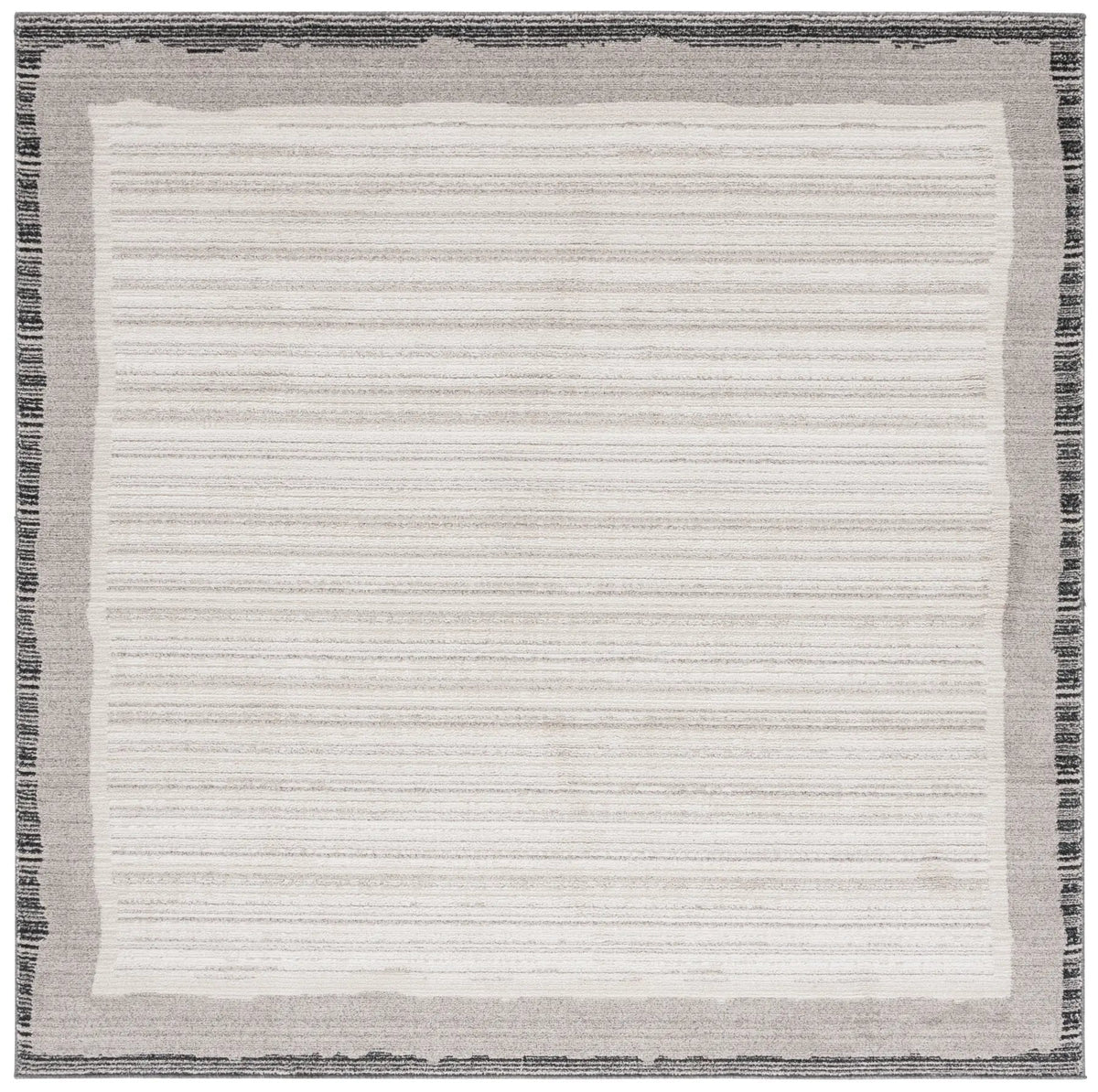 Safavieh Jade 100 6'-7" x 6'-7" Rug in Ivory / Beige Black