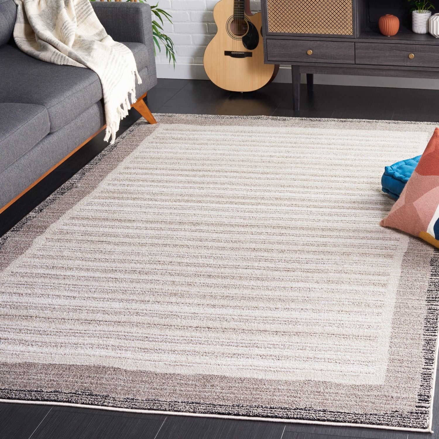 Safavieh Jade Jad104A Ivory/Beige Black Rug - Safavieh - jad104a - 4