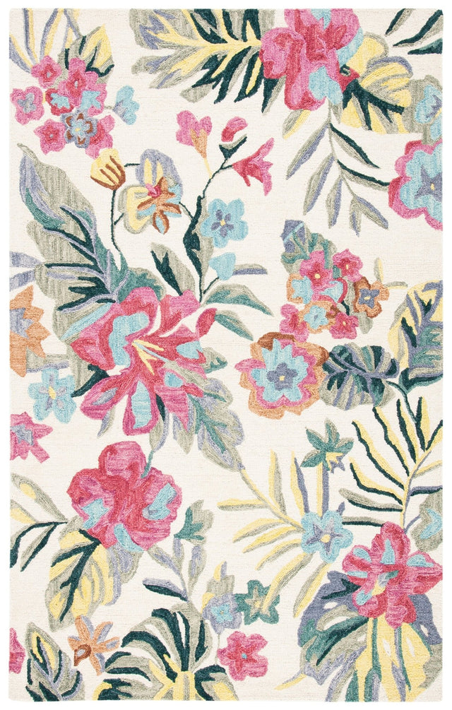 Safavieh Jardin Jar151A Ivory/Pink Rug - Safavieh - jar151a - 3