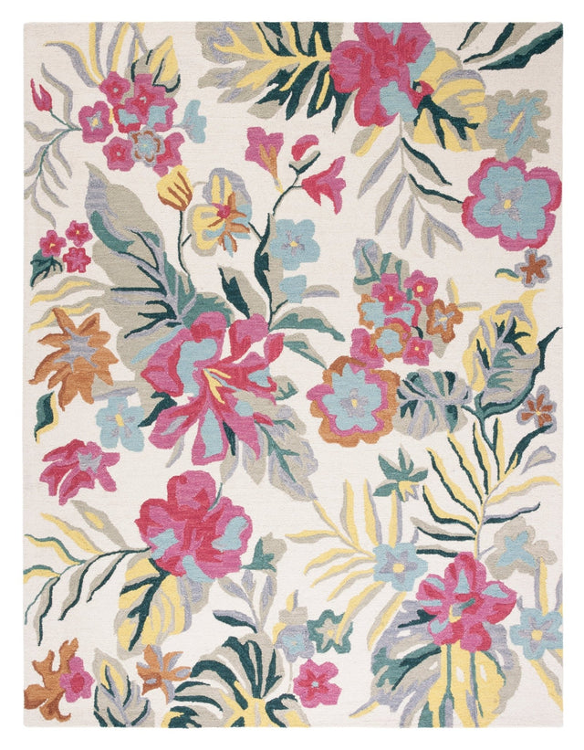 Safavieh Jardin Jar151A Ivory/Pink Rug - Safavieh - jar151a - 6r