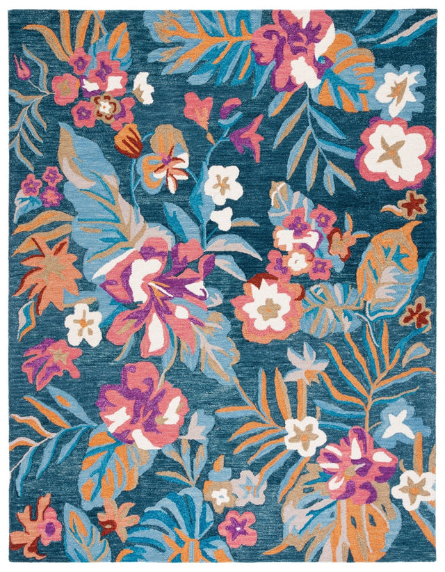 Safavieh Jardin Jar152M Blue/Pink Rug - Safavieh - jar152m - 6r